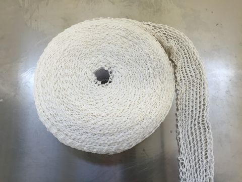 rete elastica misto poliestere bianca